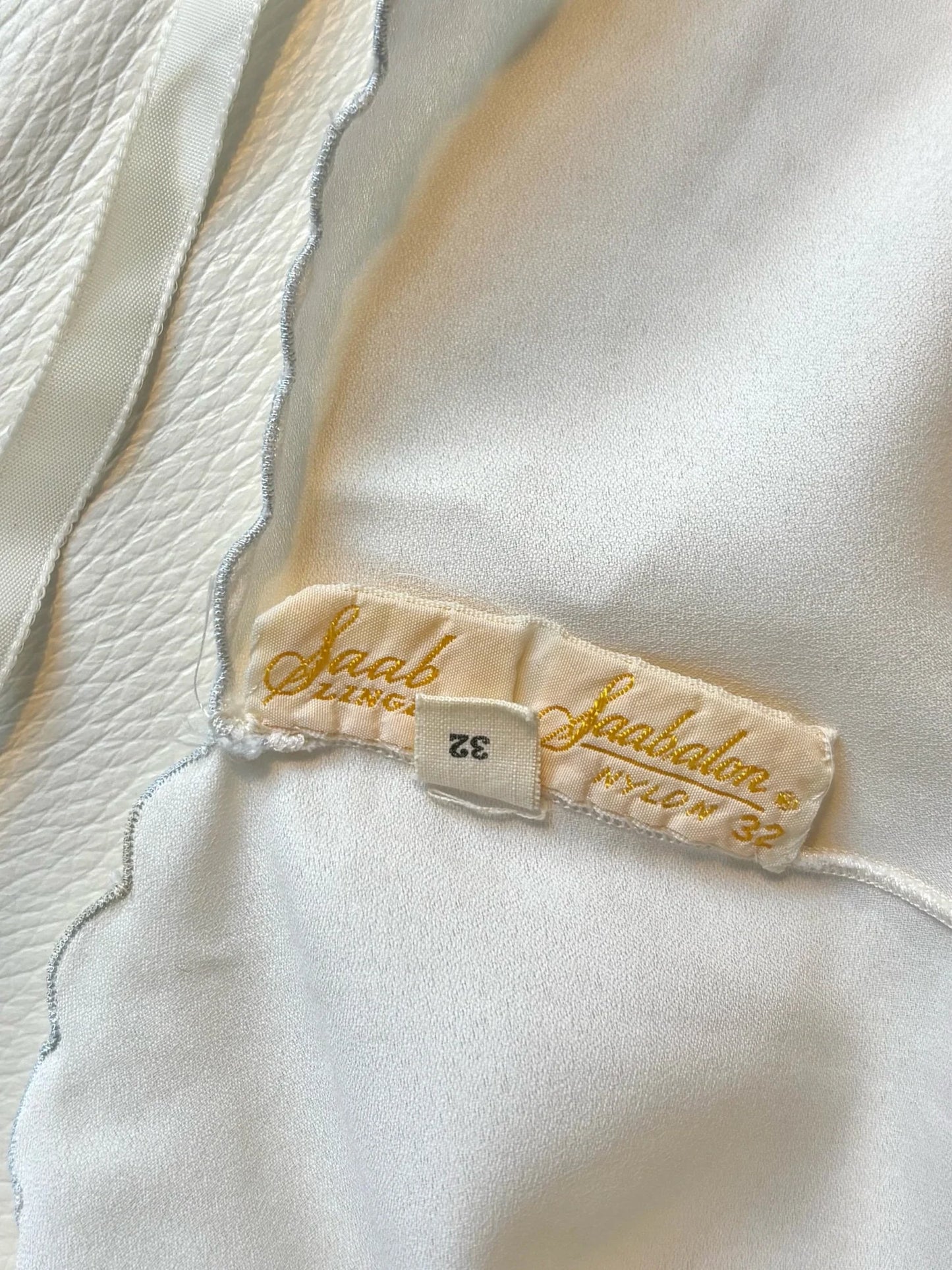 1940s Mesh Lace Bias Cut Slip (Size XS/S)