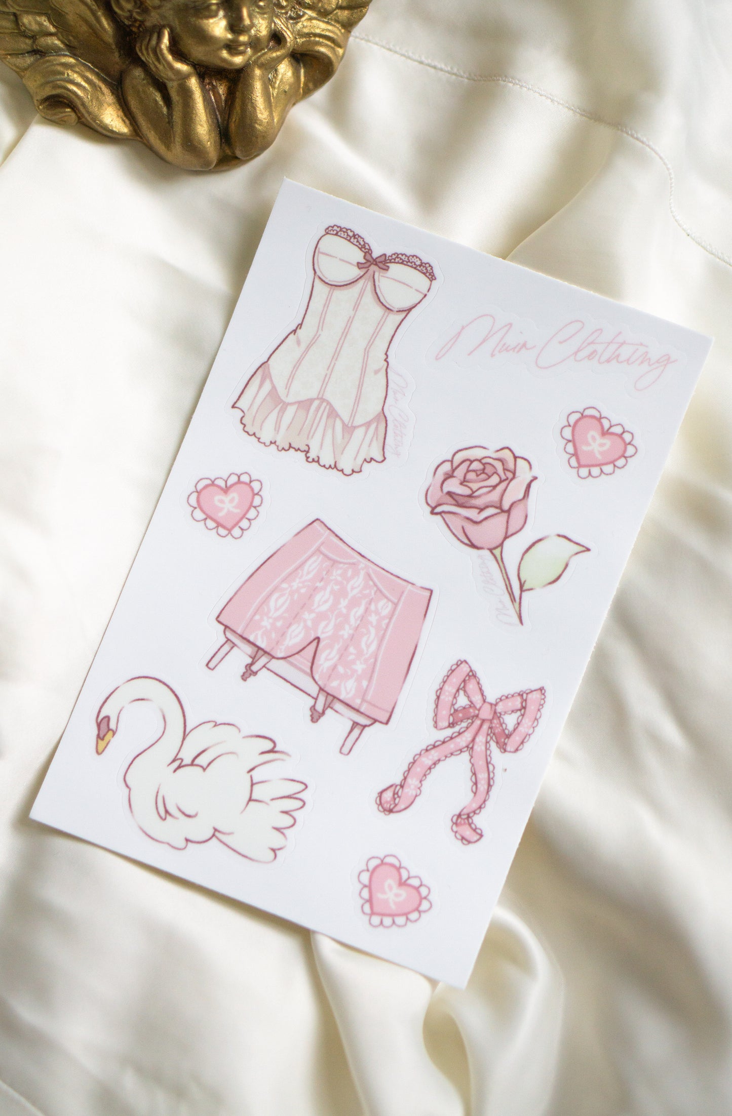 MUIR CLOTHING STICKERS