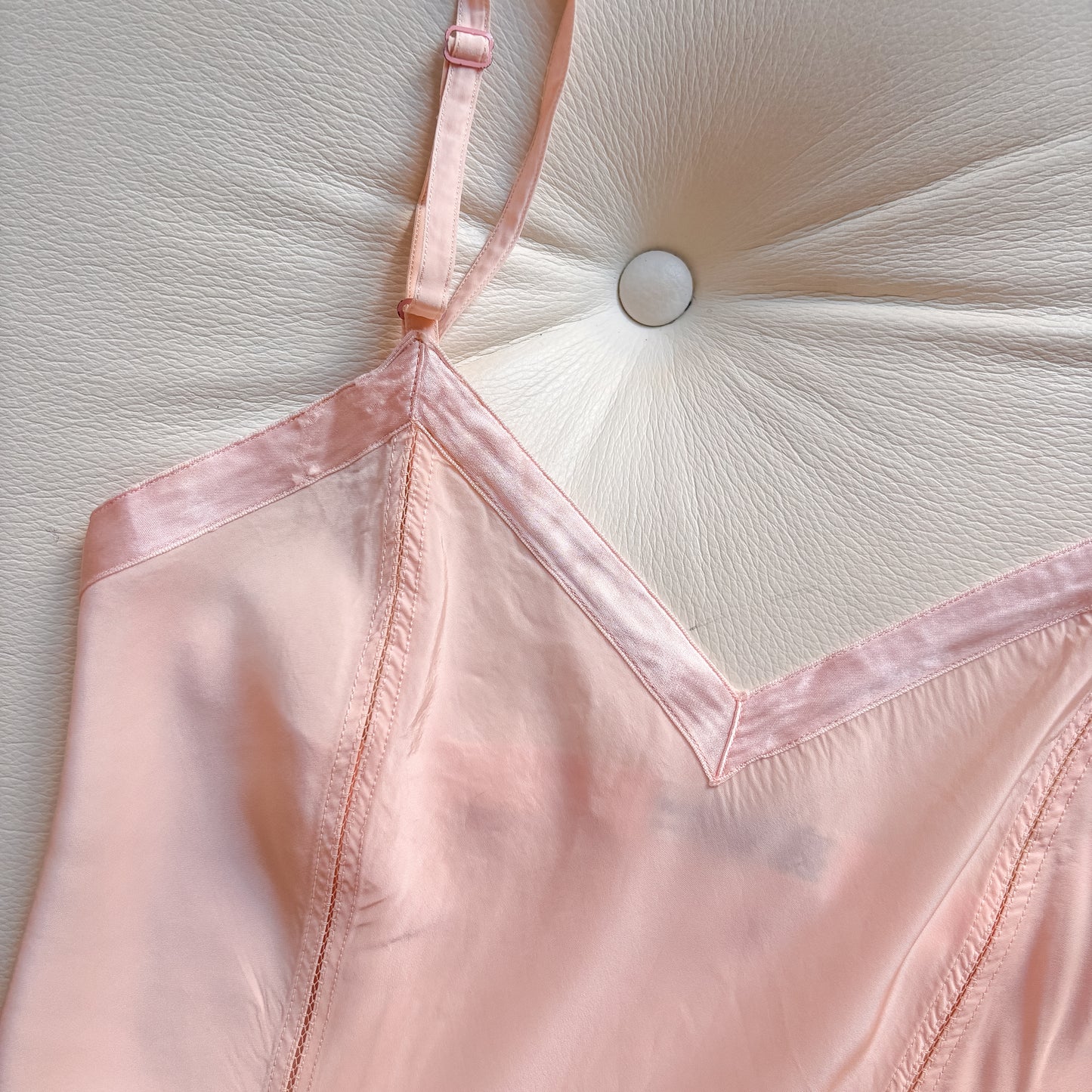1940s Bias-Cut Slip Dress (Size XXS)